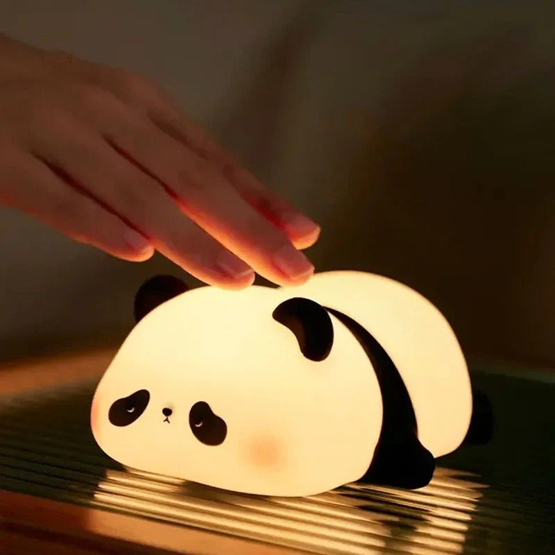 Silicone Sleeping Panda Night Lamp