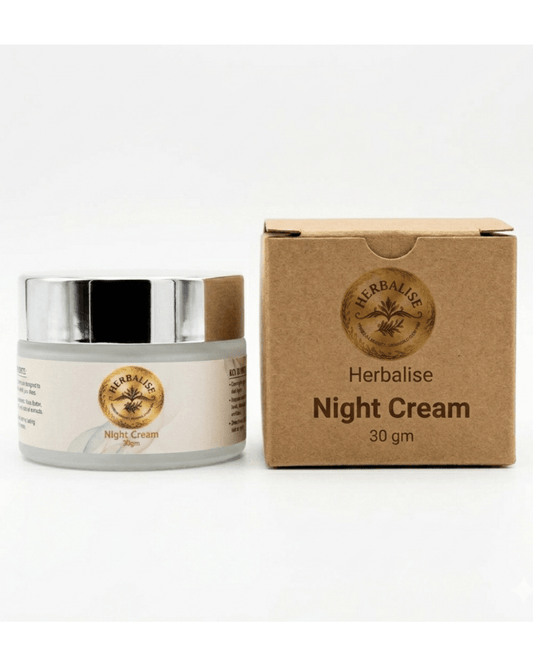 Herbalise Night Cream 30g – Lavender, Chamomile & Rosehip Repair - herbalise