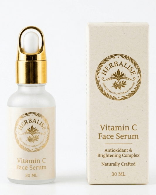 Herbalise Vitamin C Face Serum 30ml – Rosehip & Niacinamide Glow - herbalise