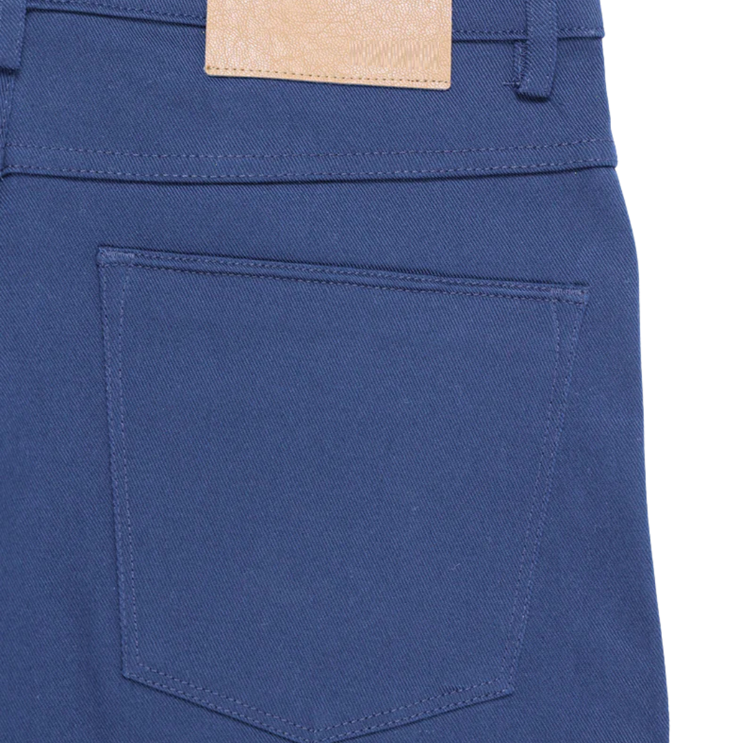 Men's Navy Blue Denim Jeans - Regular/Straight Fit, Export Quality
