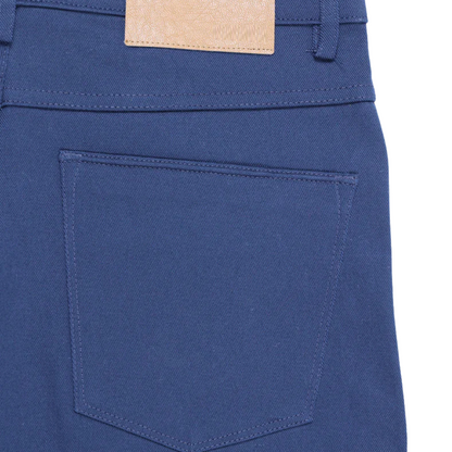 Men's Navy Blue Denim Jeans - Regular/Straight Fit, Export Quality