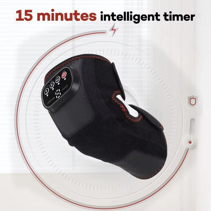 Wireless Heated Knee Massager with Air Pressure Compression