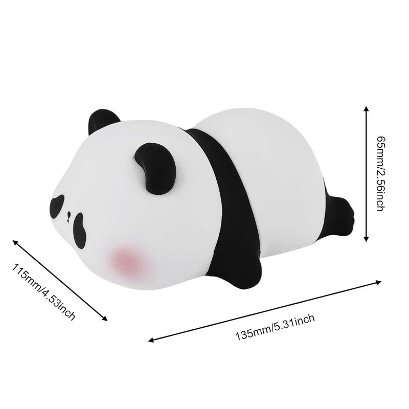 Silicone Sleeping Panda Night Lamp