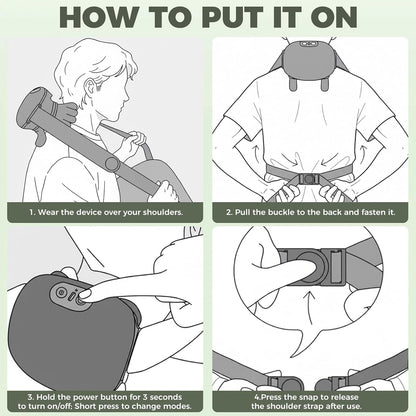 Wireless Neck and Shoulder Massager with Heat