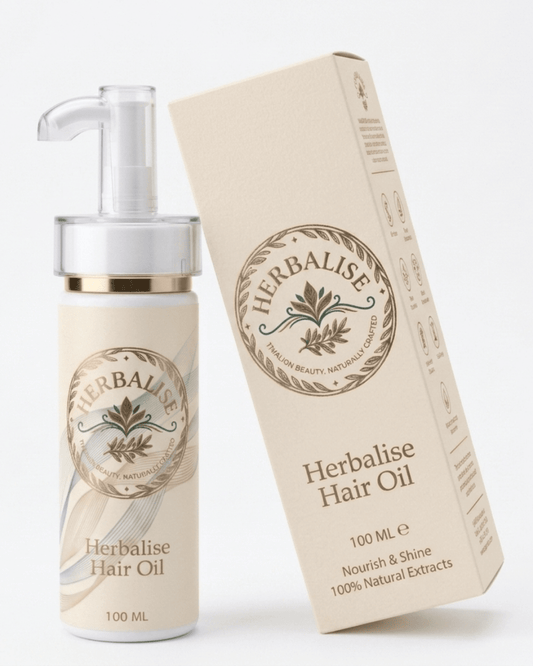 Herbalise Hair Oil 150ml – Argan, Rosemary & Black Seed for Growth - herbalise