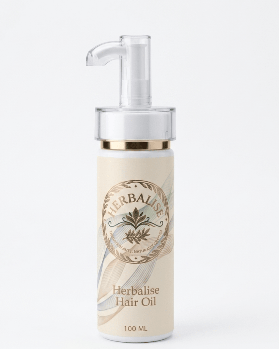 Herbalise Hair Oil 150ml – Argan, Rosemary & Black Seed for Growth - herbalise