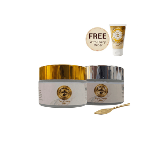 Herbalise Herbal Day and Night Cream Set for Glowing Skin - herbalise