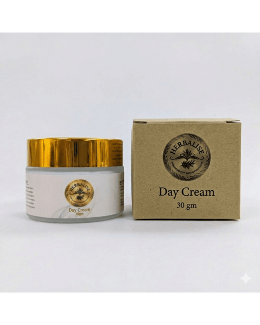 Herbalise Herbal Day Cream 30g – Aloe Vera, Turmeric & Rose Glow - herbalise