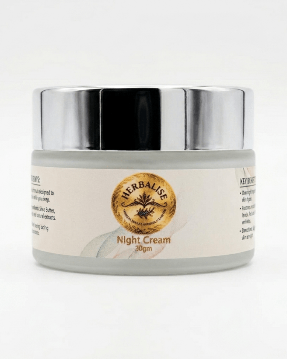 Herbalise Night Cream 30g – Lavender, Chamomile & Rosehip Repair - herbalise