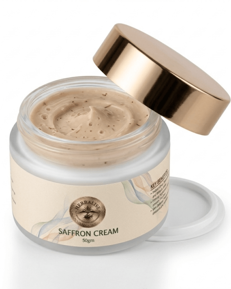 Herbalise Saffron Cream 50g – Natural Glow & Skin Brightening Cream - herbalise