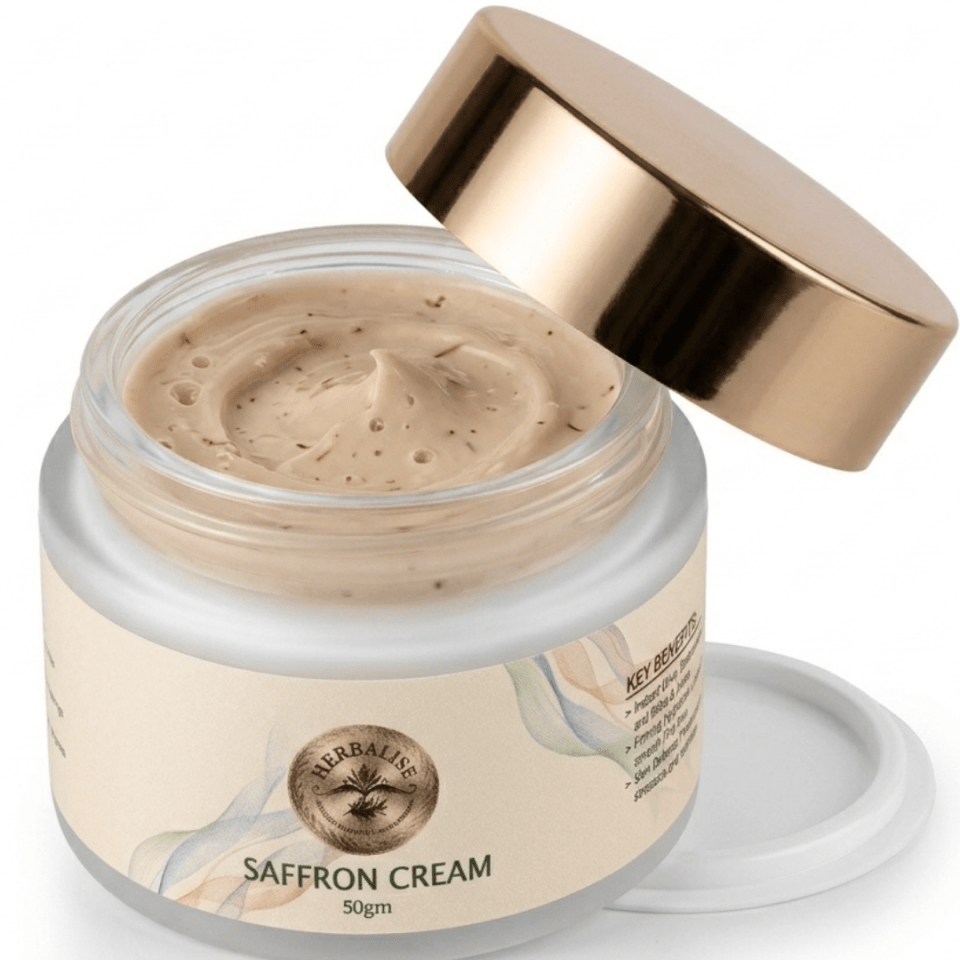 Herbalise Saffron Cream 50g – Natural Glow & Skin Brightening Cream - herbalise