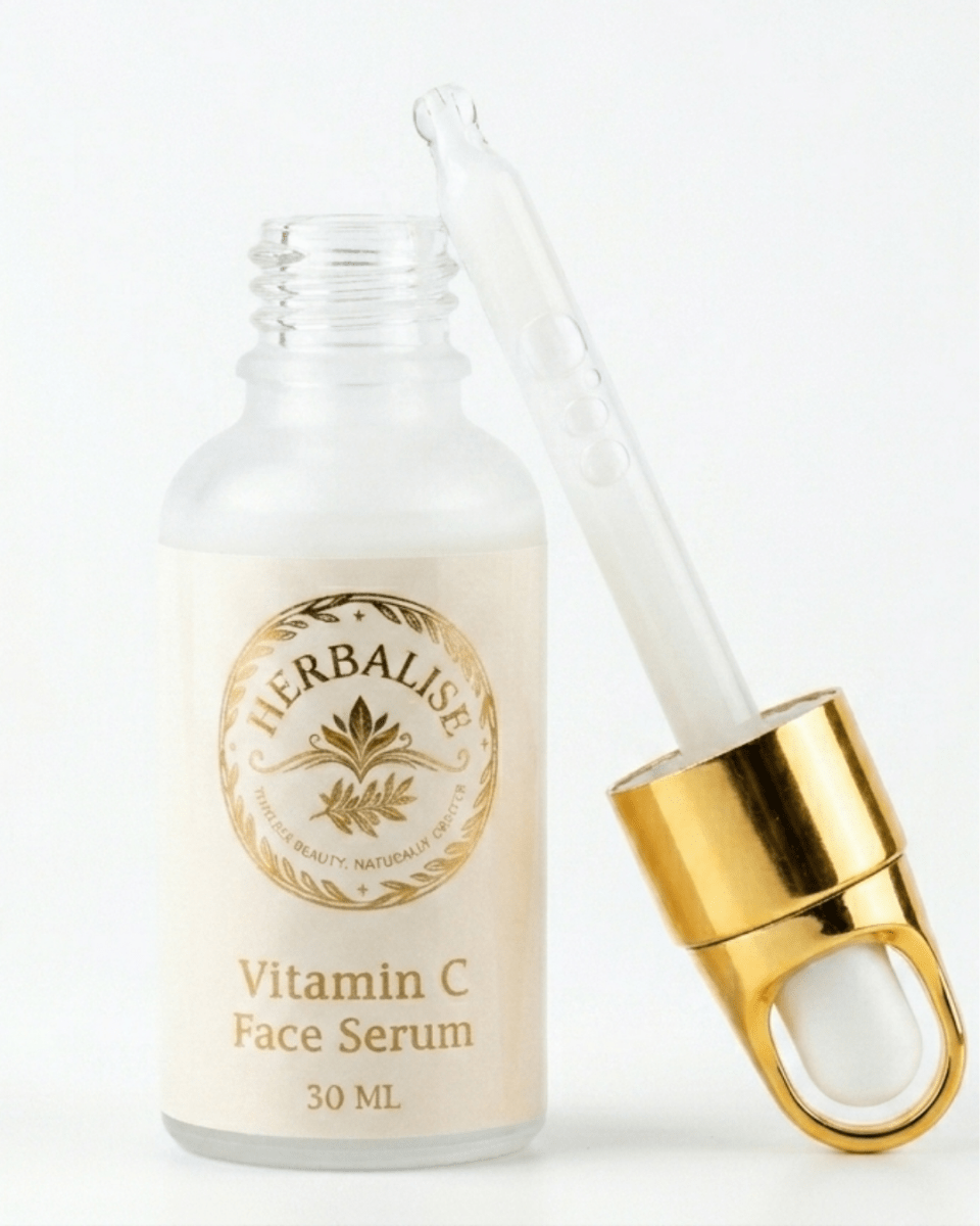 Herbalise Vitamin C Face Serum 30ml – Rosehip & Niacinamide Glow - herbalise