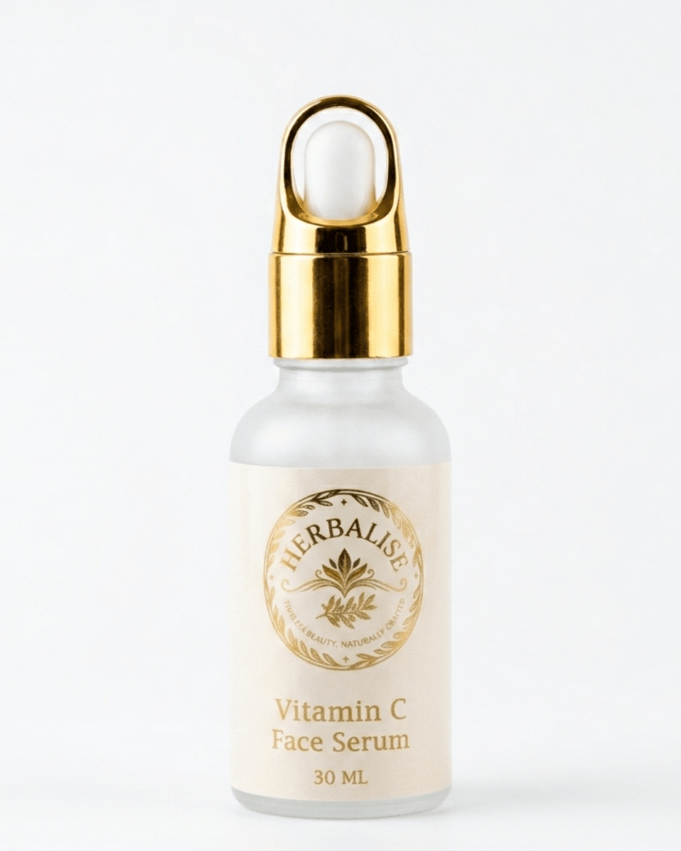 Herbalise Vitamin C Face Serum 30ml – Rosehip & Niacinamide Glow - herbalise