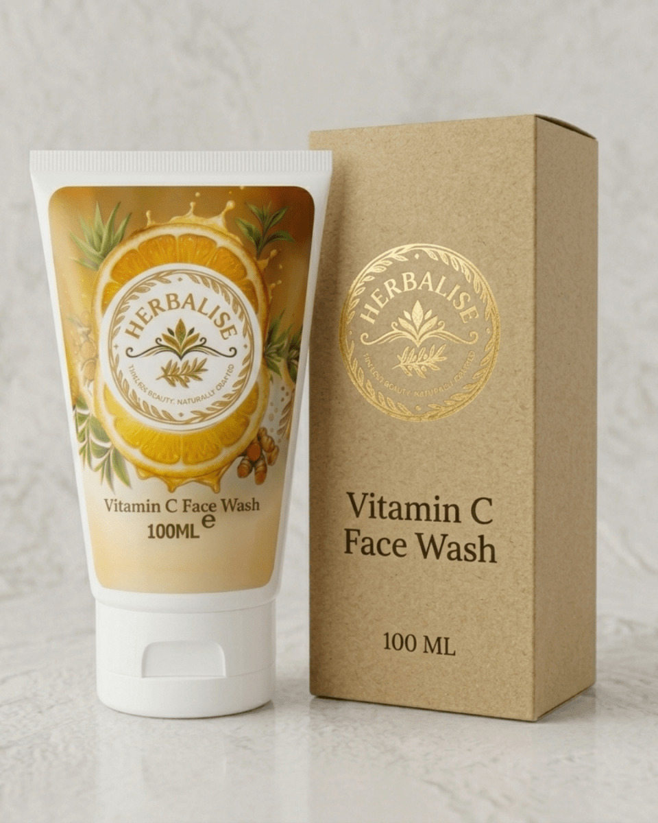 Herbalise Vitamin C Face Wash 100ml – Brighten, Glow & Transform - herbalise